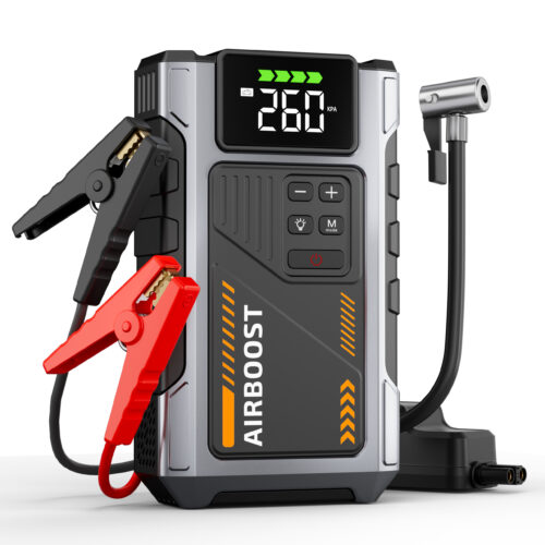 W100 W100 Portable Car Jump Starter with Air Compressor